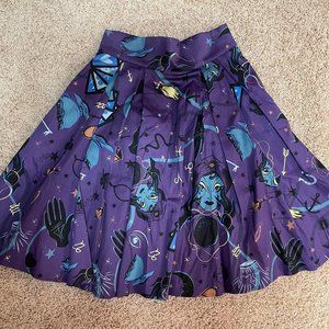 Pinup Girl Clothing Fortune Teller Skirt Sz M